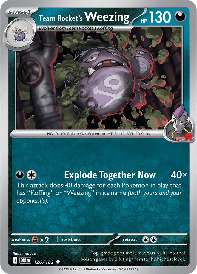 Destined Rivals - Team Rocket's Weezing