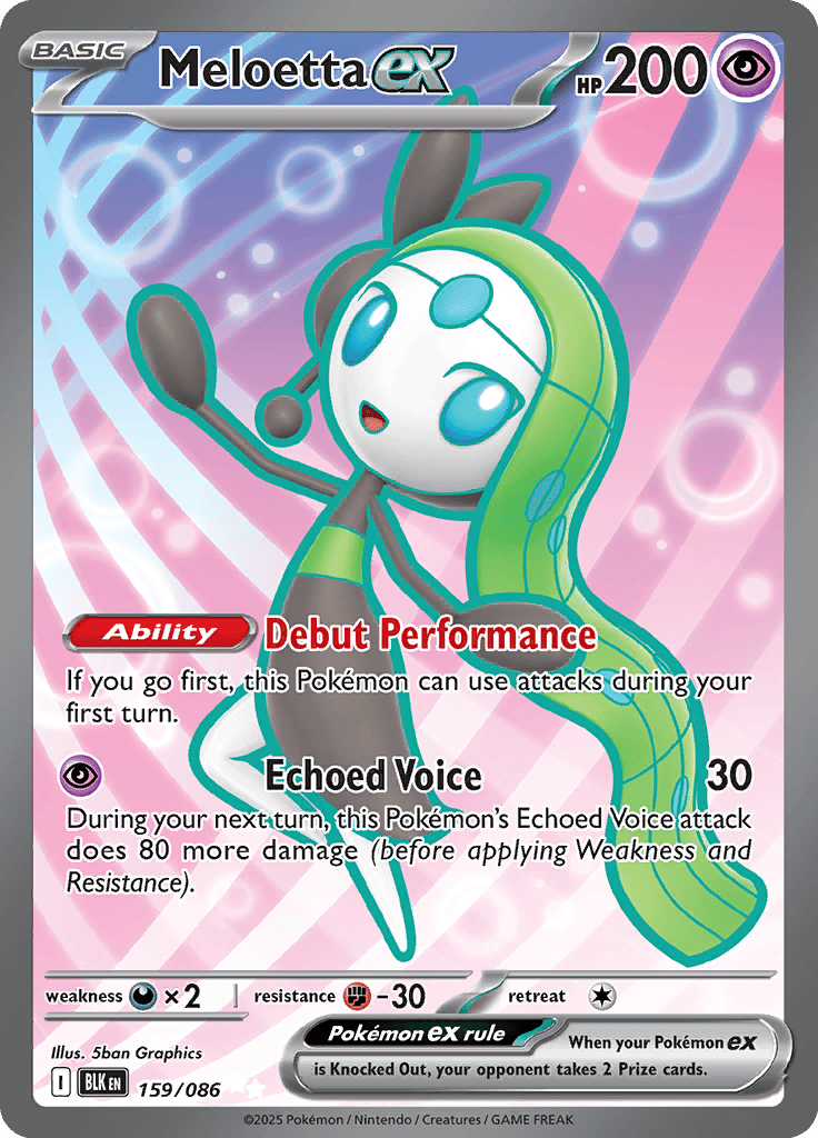 Black Bolt - Meloetta Ex