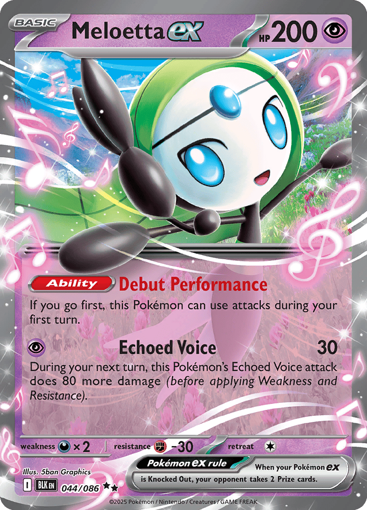 Black Bolt - Meloetta Ex