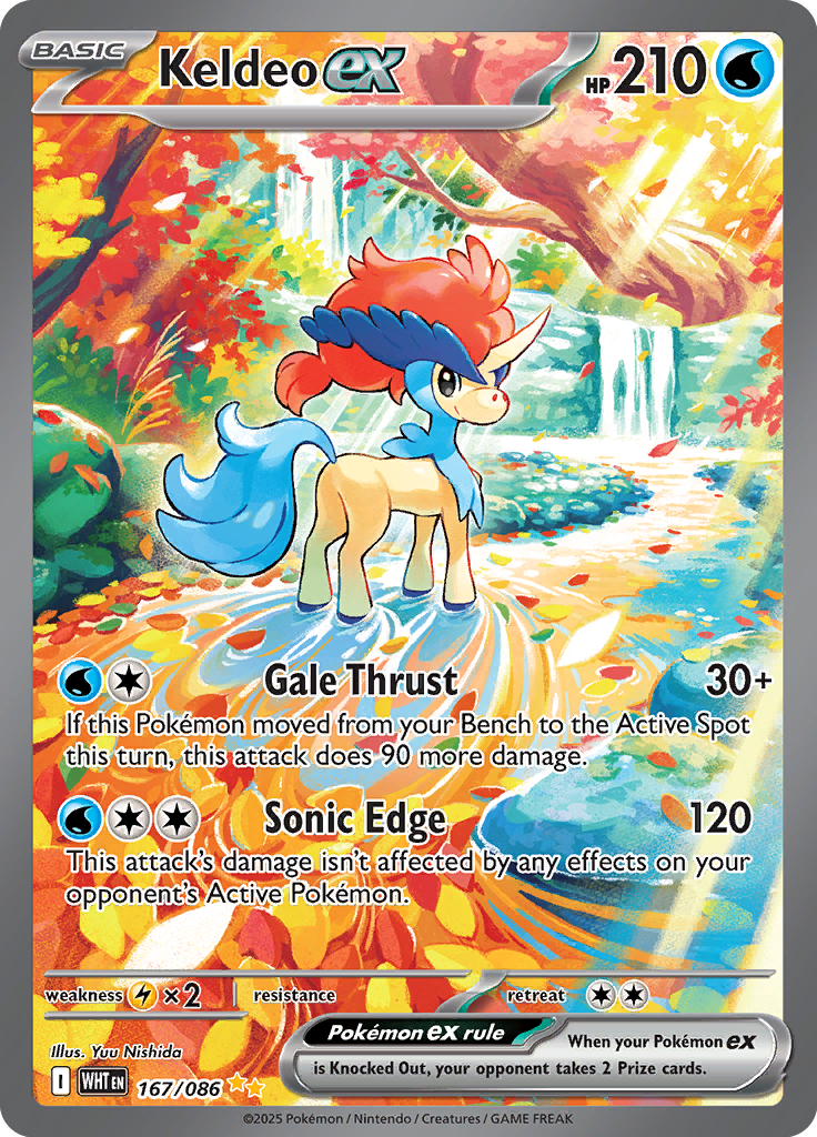White Flare - Keldeo Ex