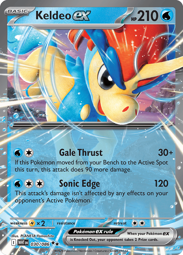 White Flare - Keldeo Ex