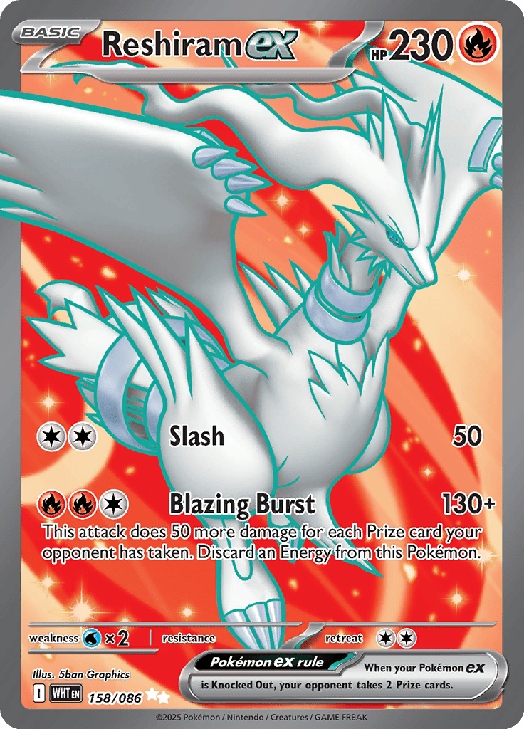 White Flare -  Reshiram Ex