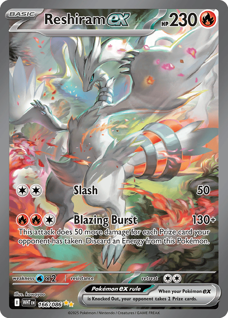 White Flare - Reshiram Ex