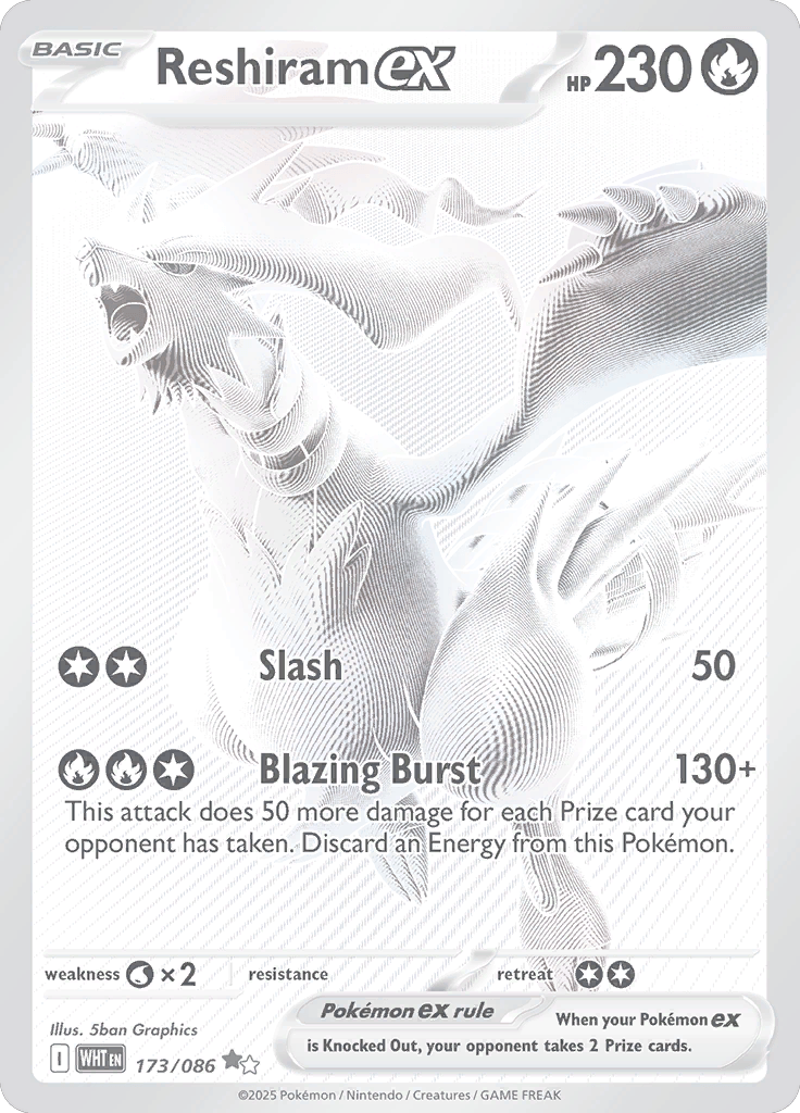 White Flare - Reshiram Ex