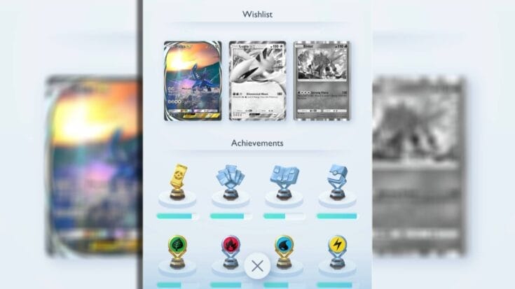 Wishlist feature in Pokemon TCG Pocket