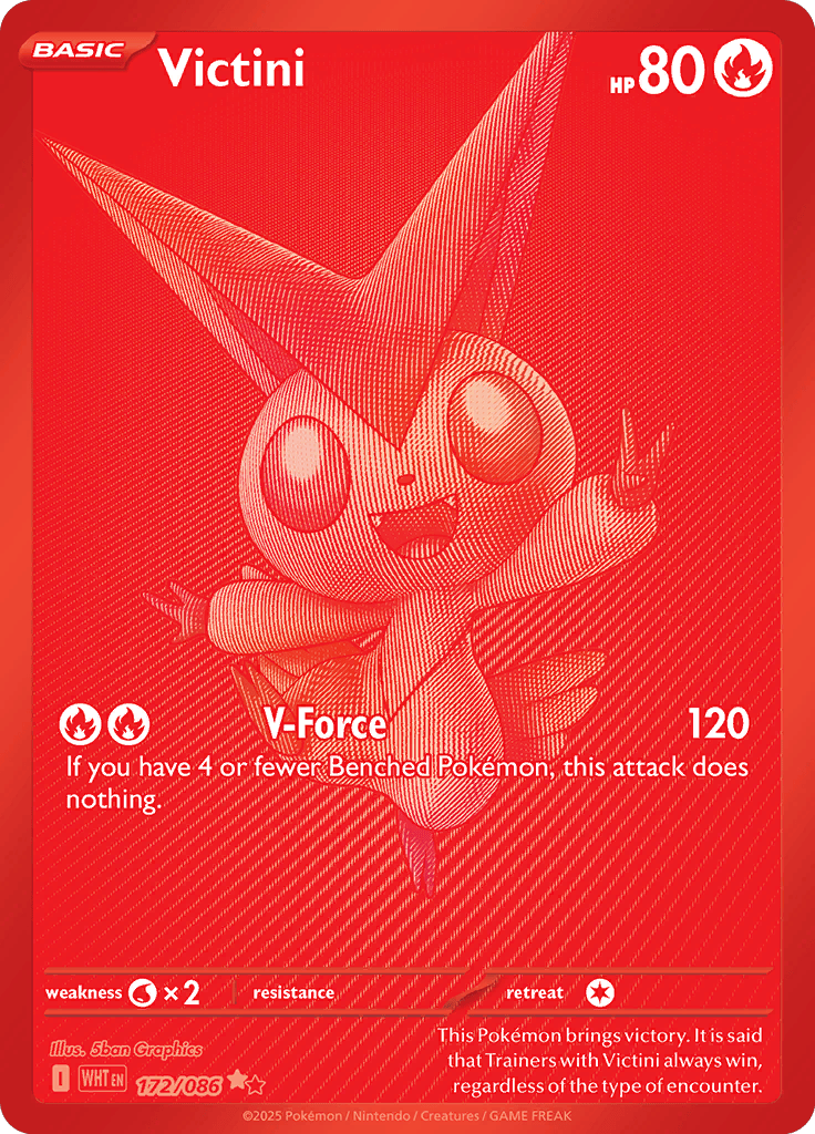 Victini Bwr Card In Pokemon Tcg