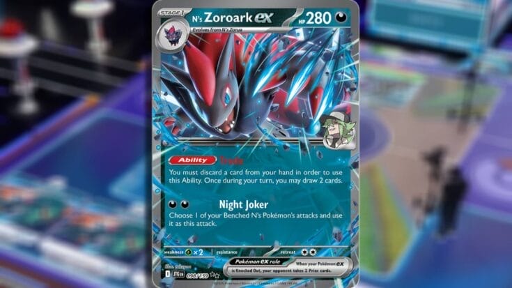 N's Zoroark Card In Pokemon Tcg
