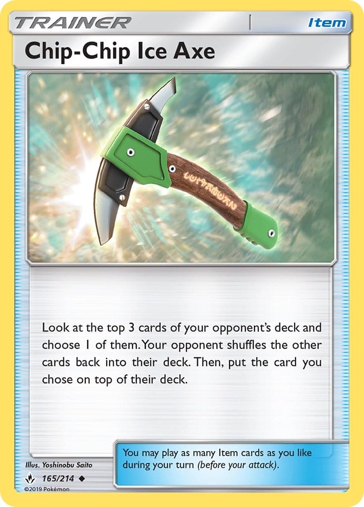 Chip-Chip Ice Axe Card From Unbroken Bonds Set