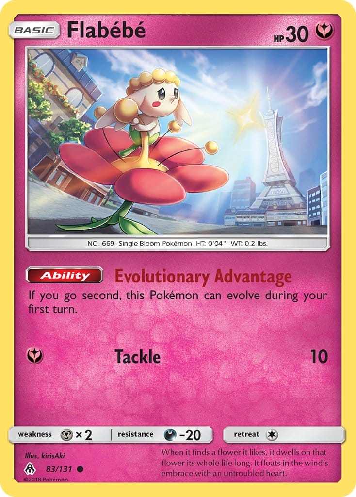 Flabébé Card From Forbidden Light Set