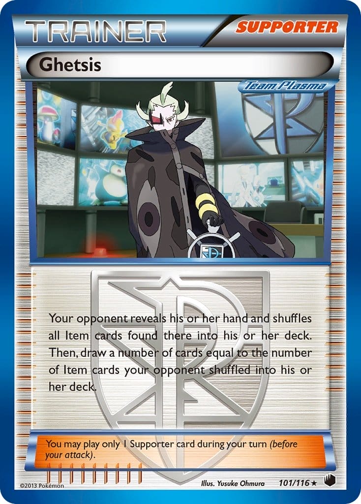 Ghetsis Card From Plasma Freeze Set