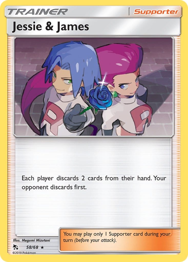 Jessie &Amp; James Card From Hidden Fates Set