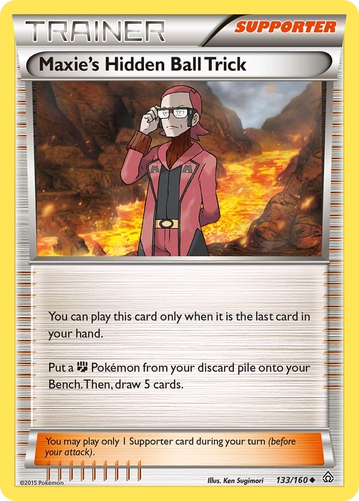 Maxie’s Hidden Ball Trick Card From Primal Clash Set