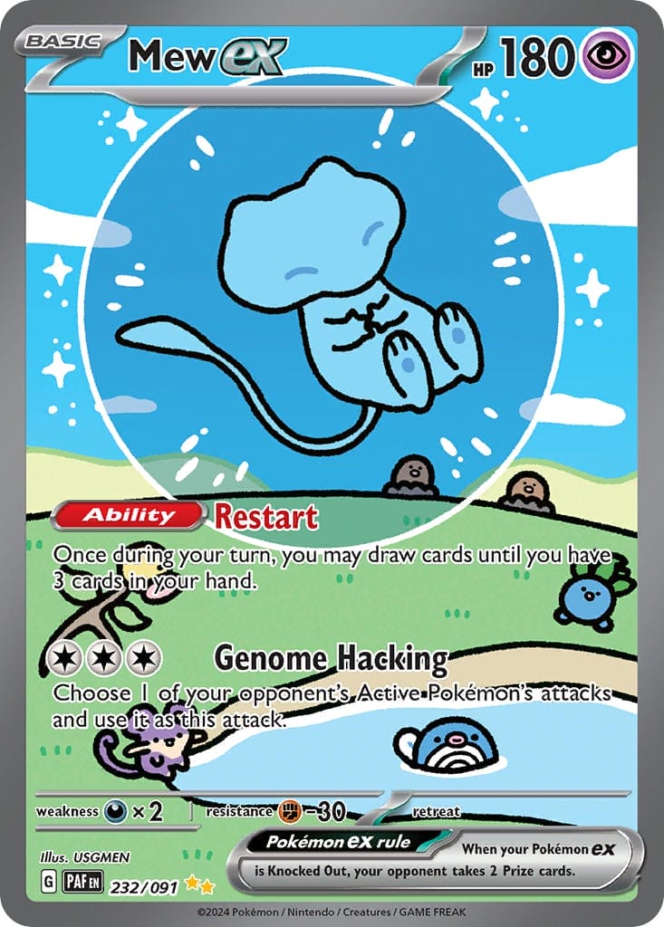 Mew Ex From Paldean Fates Set