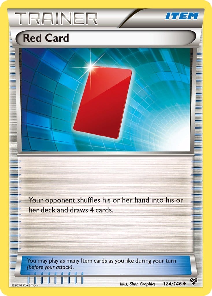 Red Card Card From Xy (Xy) Set