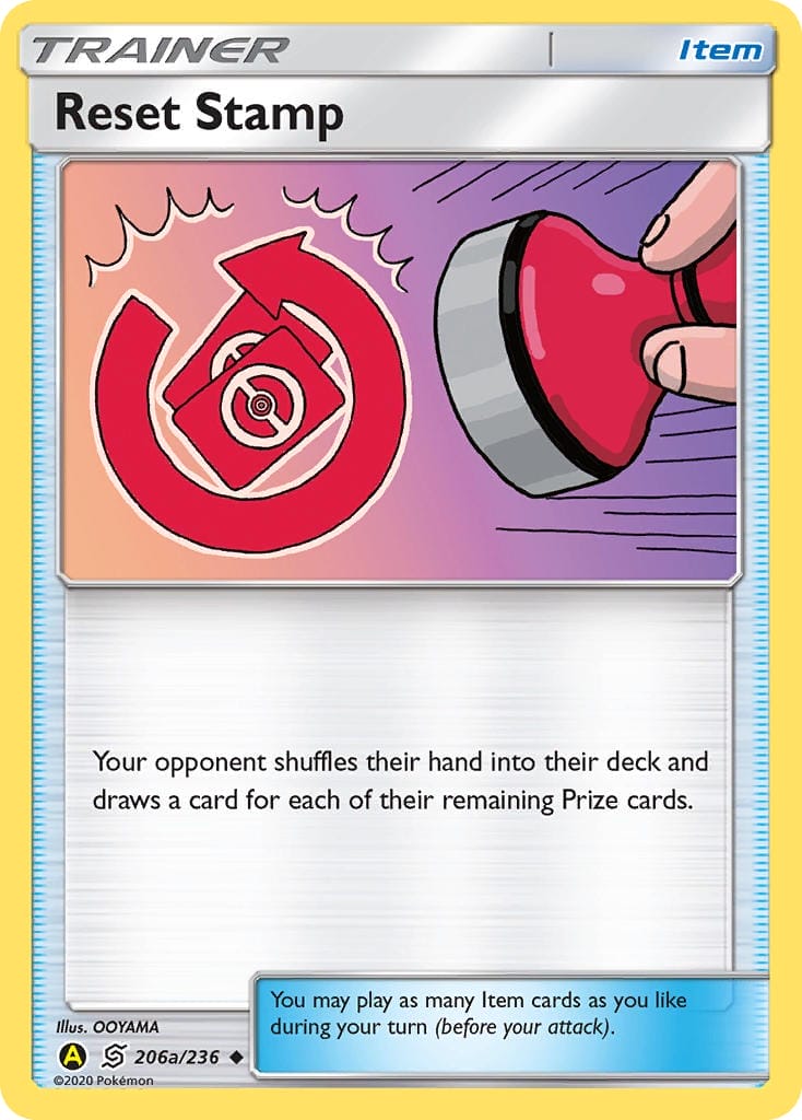 Reset Stamp Card From Unified Minds Set