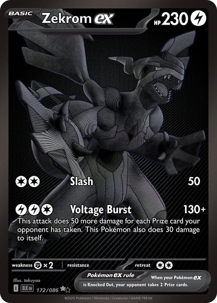 Zekrom Ex From Black Bolt Set