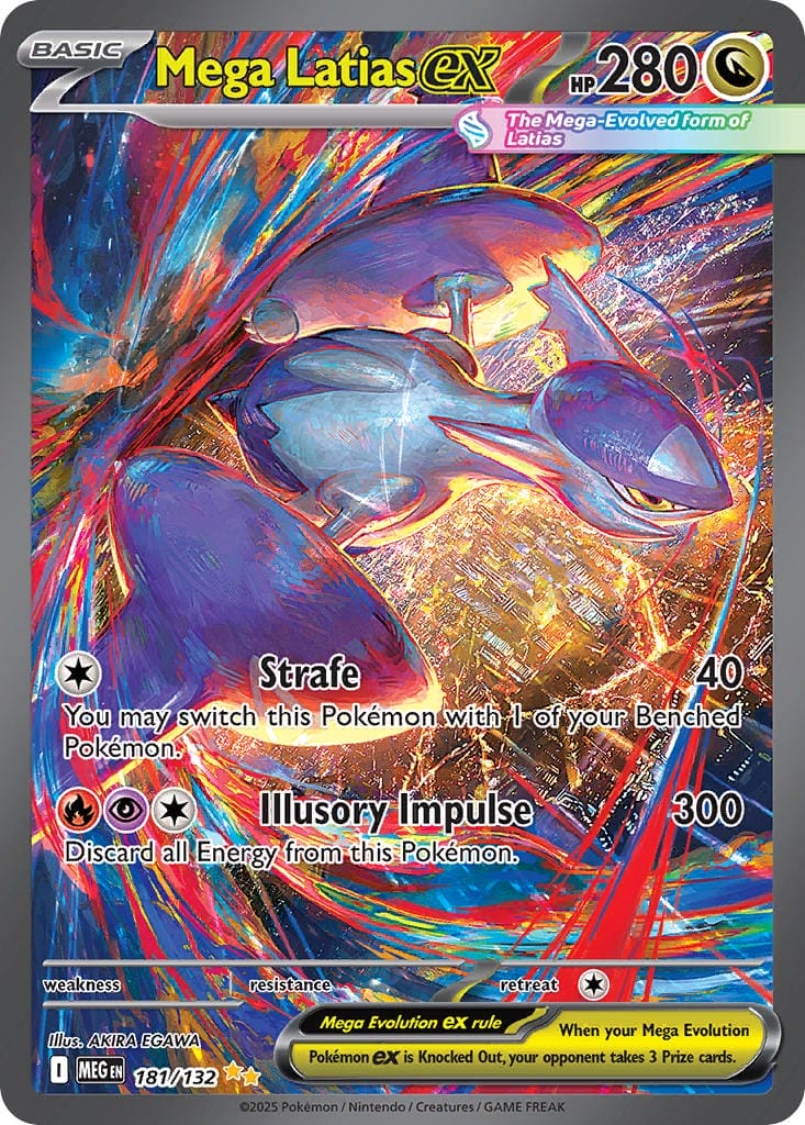 Mega Latias Ex Sir Card From Mega Evolution