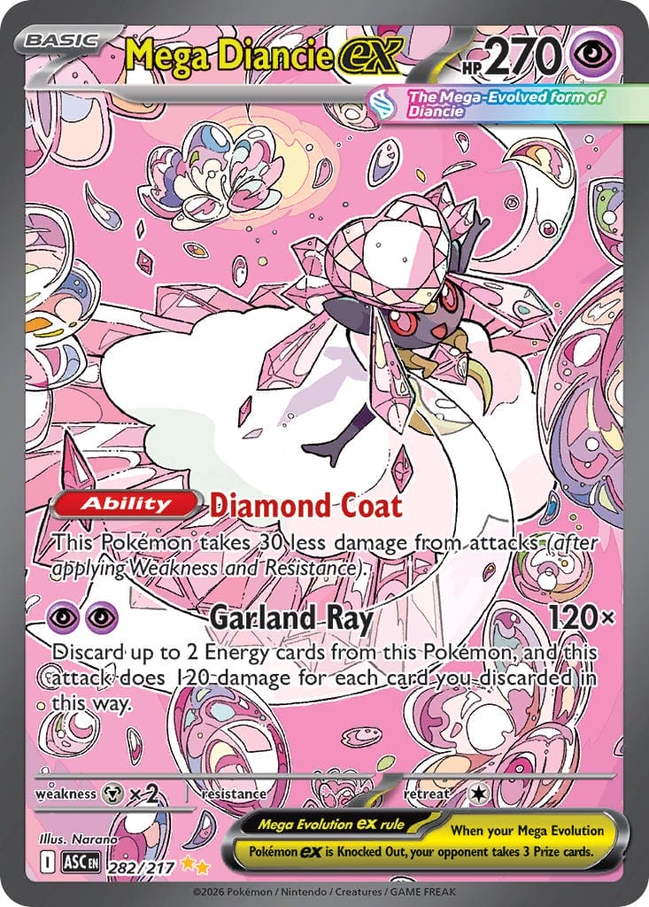 Mega Diancie Ex (282 Special Illustration Rare)