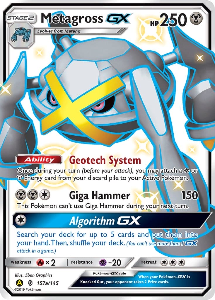 Metagross-Gx Card From Guardians Rising
