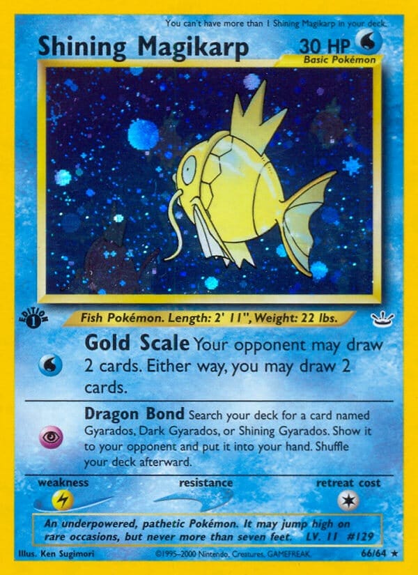 Shining Magikarp From Neo Revelations
