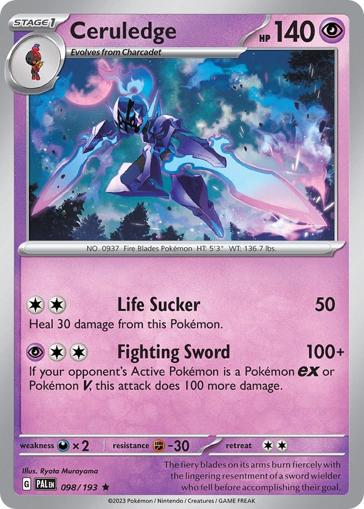 Ceruledge Paldea Evolved