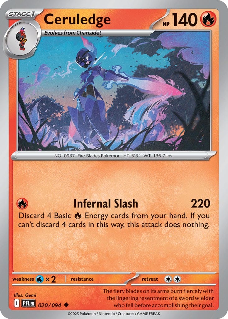 Ceruledge Phantasmal Flames